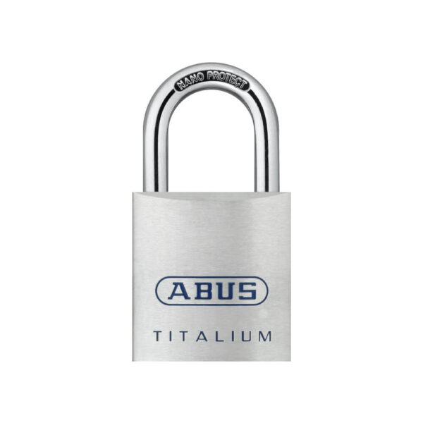Abus Lock Company 80TI/40HB63-KA 8011 Titalium Padlock 1 9 16 Wide Shackle 1 4 Diameter And 1 1 2 Vertical Clearance Keyed Alike Product 7240760